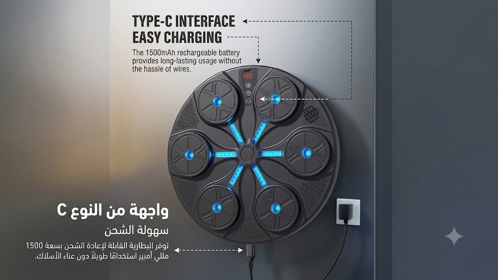 Music Boxing Machine /آلة الملاكمة الموسيقية الذكية